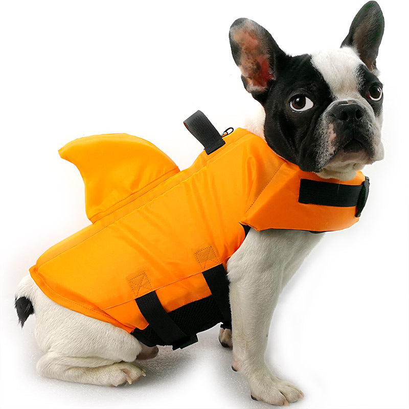 PawLuvora™ Shark Fin Dog Life Jacket for Swimming & Summer