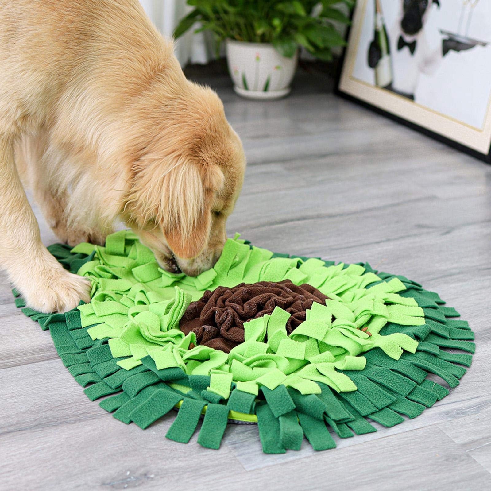 PawLuvora™ Interactive Dog Snuffle Mat & Puzzle Feeder