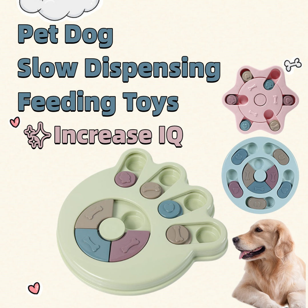 PawLuvora™ Interactive Dog Puzzle Feeder & Slow Treat Dispenser