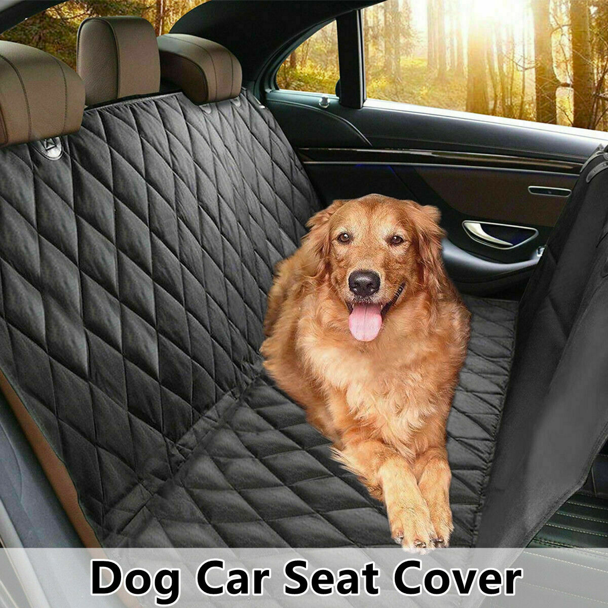 PawLuvora™ Waterproof Dog Car Seat Cover & Back Seat Hammock